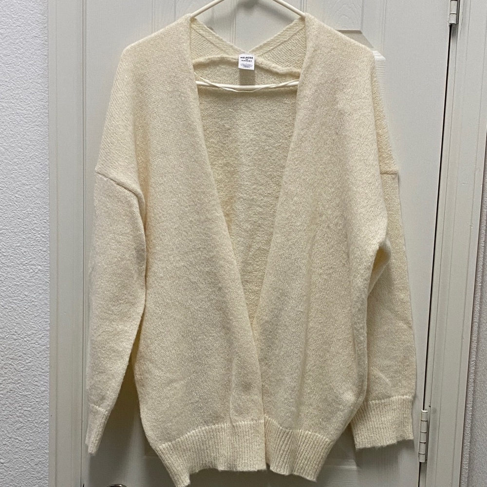 Melrose and Market Cream Women's Cardigan